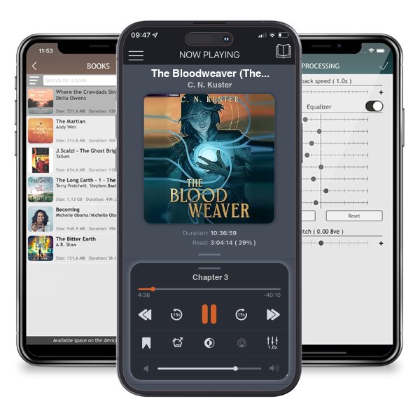 Download fo free audiobook The Bloodweaver (The Weaver Saga, #1) by C. N. Kuster and listen anywhere on your iOS devices in the ListenBook app.