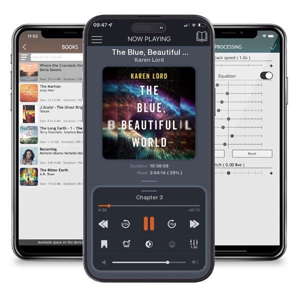 Download fo free audiobook The Blue, Beautiful World by Karen Lord and listen anywhere on your iOS devices in the ListenBook app.