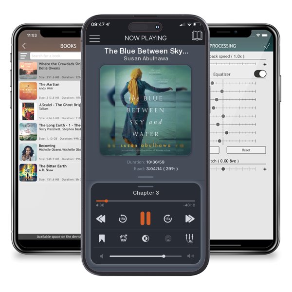 Download fo free audiobook The Blue Between Sky and Water by Susan Abulhawa and listen anywhere on your iOS devices in the ListenBook app.