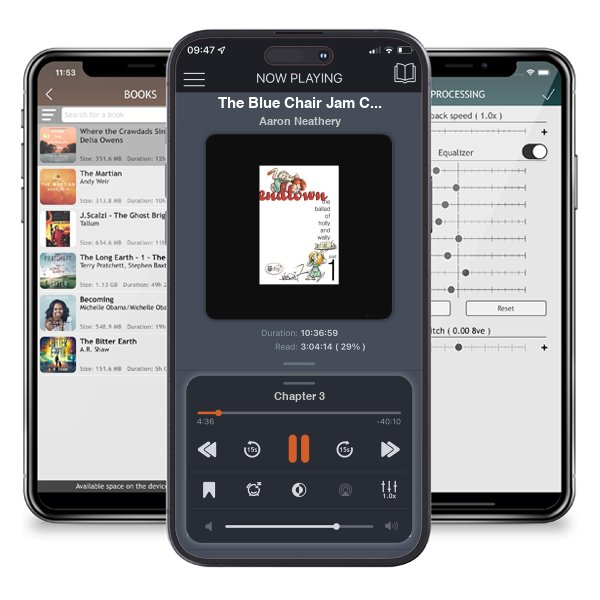 Download fo free audiobook The Blue Chair Jam Cookbook by Aaron Neathery and listen anywhere on your iOS devices in the ListenBook app.