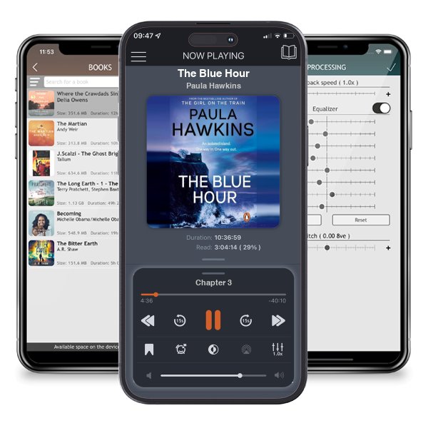 Download fo free audiobook The Blue Hour by Paula Hawkins and listen anywhere on your iOS devices in the ListenBook app.