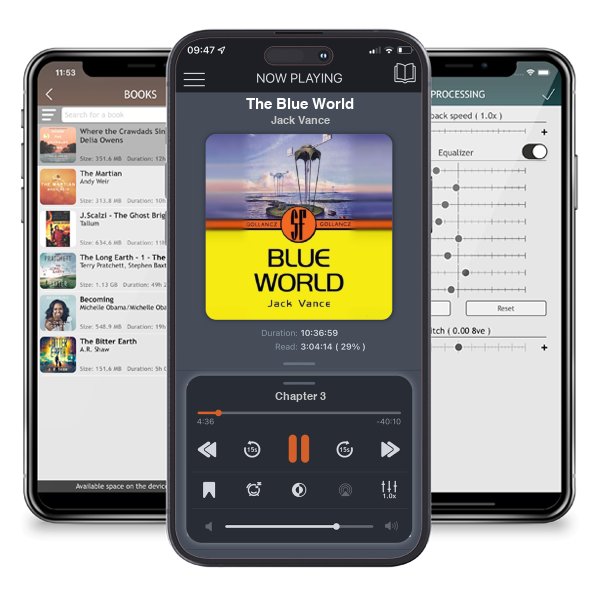 Download fo free audiobook The Blue World by Jack Vance and listen anywhere on your iOS devices in the ListenBook app.