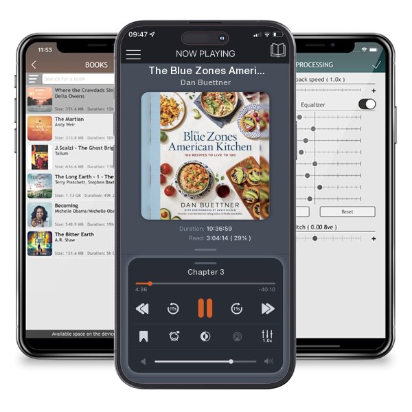 Download fo free audiobook The Blue Zones American Kitchen: 100 Recipes to Live to 100 by Dan Buettner and listen anywhere on your iOS devices in the ListenBook app.