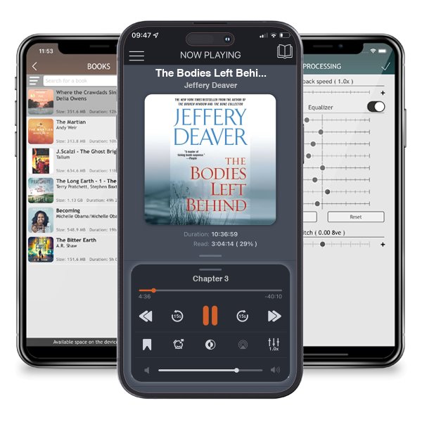 Download fo free audiobook The Bodies Left Behind by Jeffery Deaver and listen anywhere on your iOS devices in the ListenBook app.