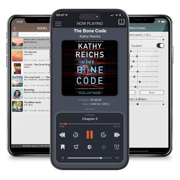 Download fo free audiobook The Bone Code by Kathy Reichs and listen anywhere on your iOS devices in the ListenBook app.