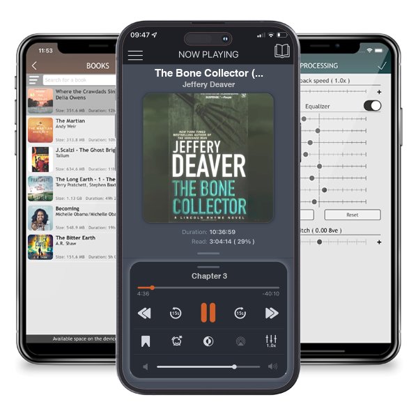Download fo free audiobook The Bone Collector (Lincoln Rhyme, #1) by Jeffery Deaver and listen anywhere on your iOS devices in the ListenBook app.