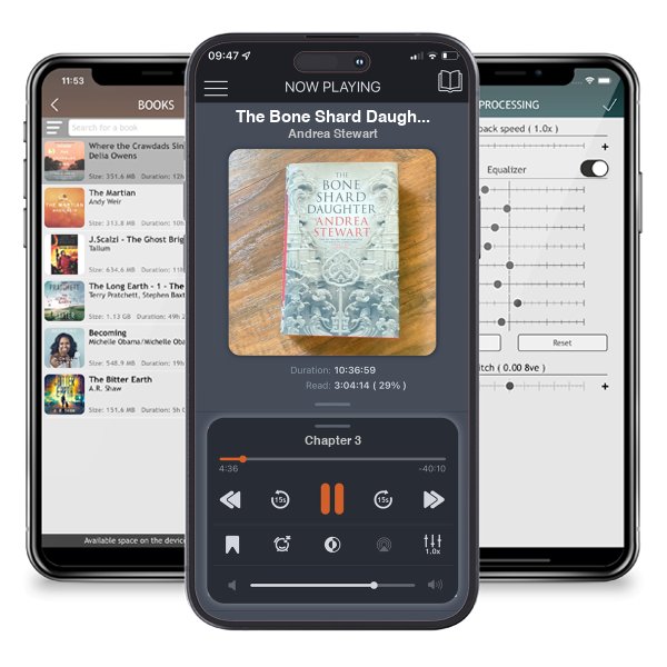 Download fo free audiobook The Bone Shard Daughter by Andrea Stewart and listen anywhere on your iOS devices in the ListenBook app.