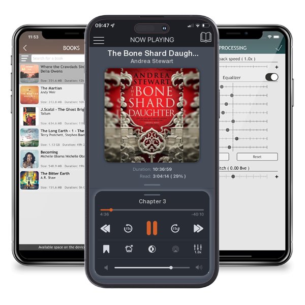 Download fo free audiobook The Bone Shard Daughter by Andrea Stewart and listen anywhere on your iOS devices in the ListenBook app.