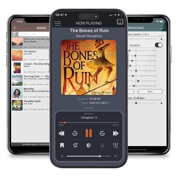 Download fo free audiobook The Bones of Ruin by Sarah Raughley and listen anywhere on your iOS devices in the ListenBook app.