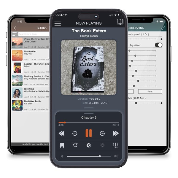 Download fo free audiobook The Book Eaters by Sunyi Dean and listen anywhere on your iOS devices in the ListenBook app.