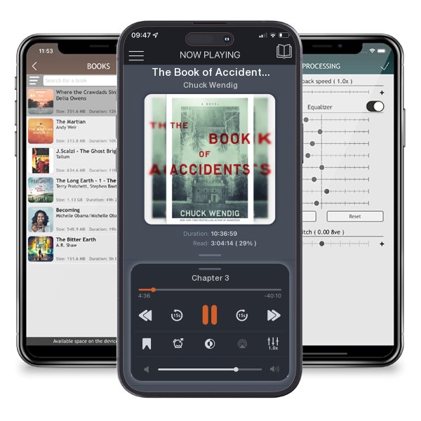 Download fo free audiobook The Book of Accidents by Chuck Wendig and listen anywhere on your iOS devices in the ListenBook app.