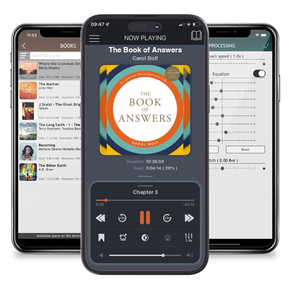 Download fo free audiobook The Book of Answers by Carol Bolt and listen anywhere on your iOS devices in the ListenBook app.