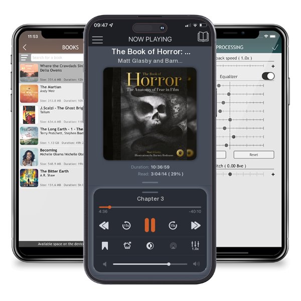 Download fo free audiobook The Book of Horror: The Anatomy of Fear in Film by Matt Glasby and Barney Bodoano and listen anywhere on your iOS devices in the ListenBook app.