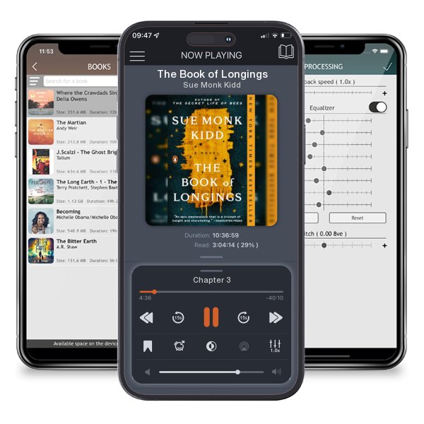 Download fo free audiobook The Book of Longings by Sue Monk Kidd and listen anywhere on your iOS devices in the ListenBook app.