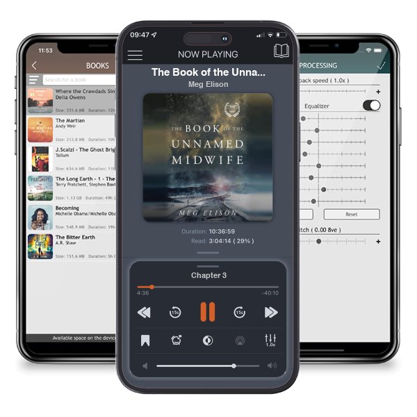 Download fo free audiobook The Book of the Unnamed Midwife (The Road to Nowhere, #1) by Meg Elison and listen anywhere on your iOS devices in the ListenBook app.