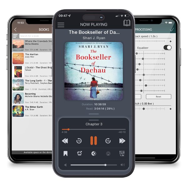 Download fo free audiobook The Bookseller of Dachau by Shari J. Ryan and listen anywhere on your iOS devices in the ListenBook app.