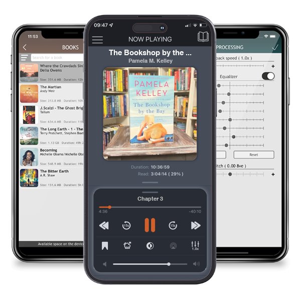 Download fo free audiobook The Bookshop by the Bay by Pamela M. Kelley and listen anywhere on your iOS devices in the ListenBook app.