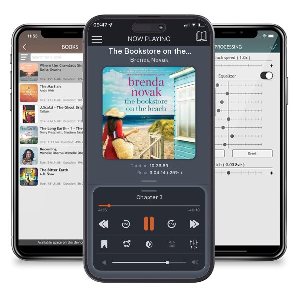 Download fo free audiobook The Bookstore on the Beach by Brenda Novak and listen anywhere on your iOS devices in the ListenBook app.
