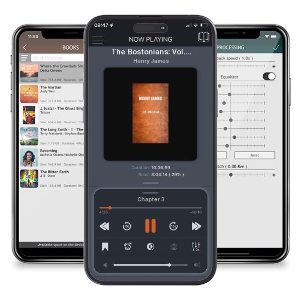 Download fo free audiobook The Bostonians: Vol. 1 by Henry James and listen anywhere on your iOS devices in the ListenBook app.
