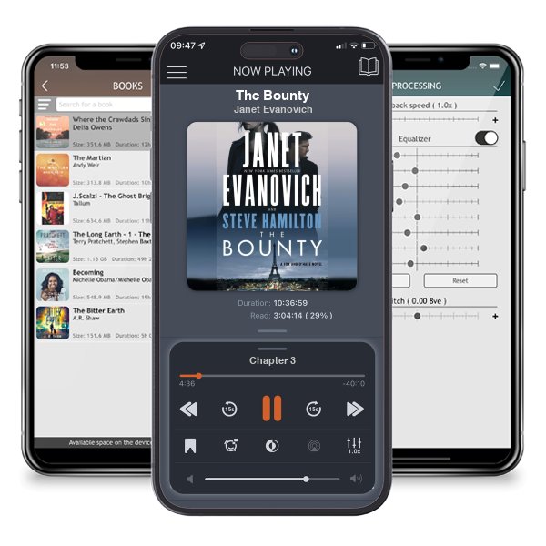 Download fo free audiobook The Bounty by Janet Evanovich and listen anywhere on your iOS devices in the ListenBook app.