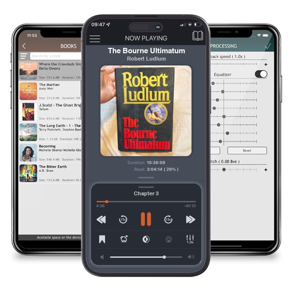 Download fo free audiobook The Bourne Ultimatum by Robert Ludlum and listen anywhere on your iOS devices in the ListenBook app.