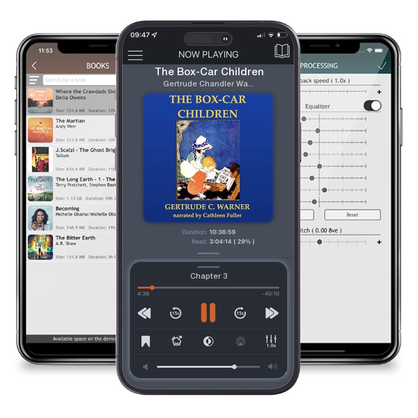Download fo free audiobook The Box-Car Children by Gertrude Chandler Warner and listen anywhere on your iOS devices in the ListenBook app.