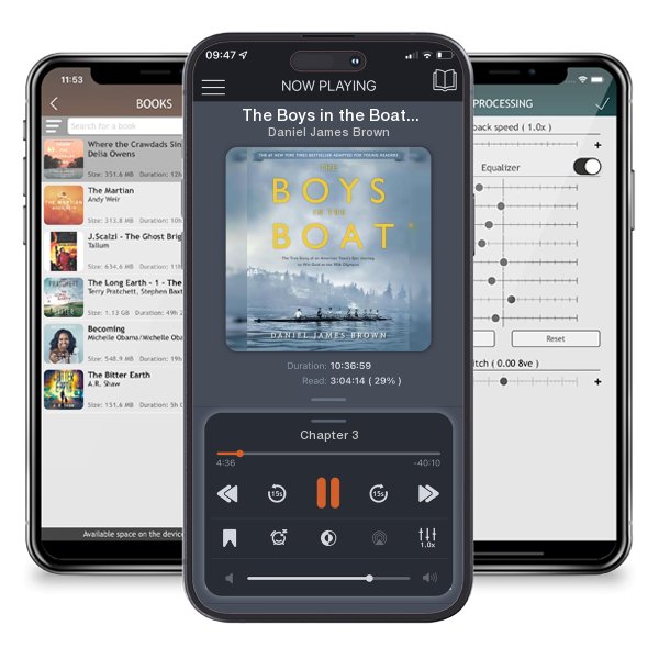Download fo free audiobook The Boys in the Boat (Young Readers Adaptation): The True... by Daniel James Brown and listen anywhere on your iOS devices in the ListenBook app.