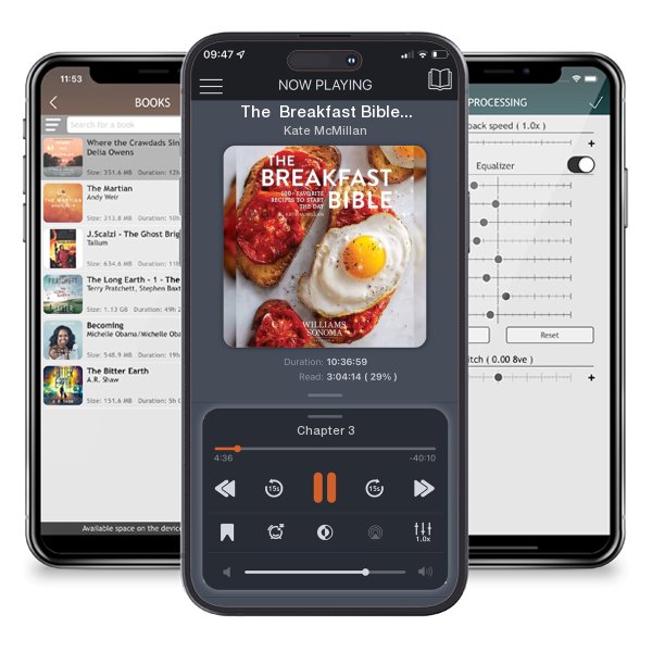 Download fo free audiobook The Breakfast Bible: 100+ Favorite Recipes to Start the Day by Kate McMillan and listen anywhere on your iOS devices in the ListenBook app.
