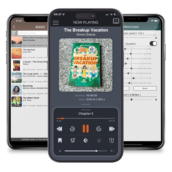 Download fo free audiobook The Breakup Vacation by Anna Gracia and listen anywhere on your iOS devices in the ListenBook app.