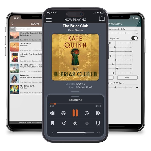 Download fo free audiobook The Briar Club by Kate Quinn and listen anywhere on your iOS devices in the ListenBook app.