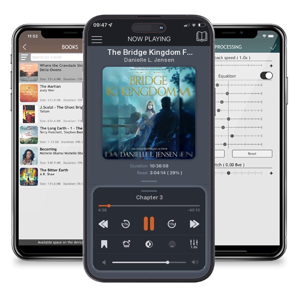 Download fo free audiobook The Bridge Kingdom First Edition by Danielle L. Jensen and listen anywhere on your iOS devices in the ListenBook app.