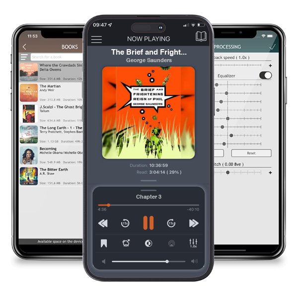 Download fo free audiobook The Brief and Frightening Reign of Phil by George Saunders and listen anywhere on your iOS devices in the ListenBook app.