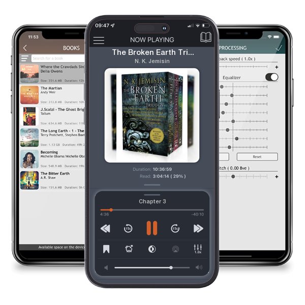 Download fo free audiobook The Broken Earth Trilogy: The Fifth Season, the Obelisk Gate,... by N. K. Jemisin and listen anywhere on your iOS devices in the ListenBook app.