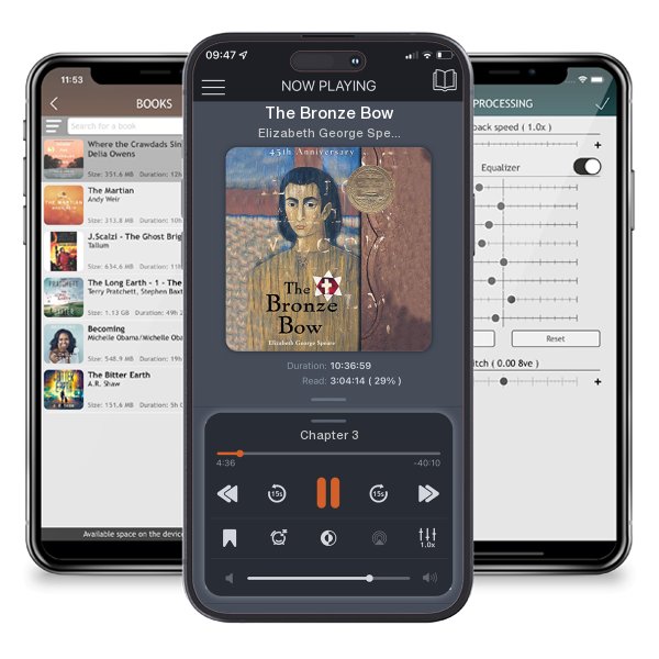 Download fo free audiobook The Bronze Bow by Elizabeth George Speare and listen anywhere on your iOS devices in the ListenBook app.