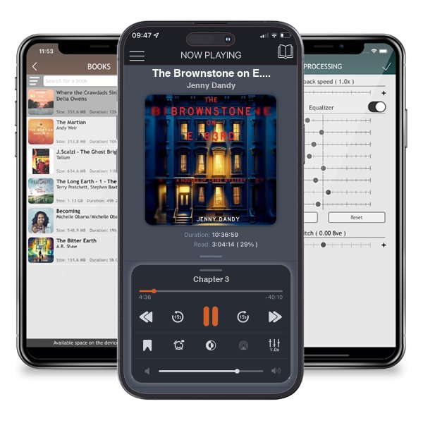 Download fo free audiobook The Brownstone on E. 83rd: A Houses of Crime Mystery by Jenny Dandy and listen anywhere on your iOS devices in the ListenBook app.