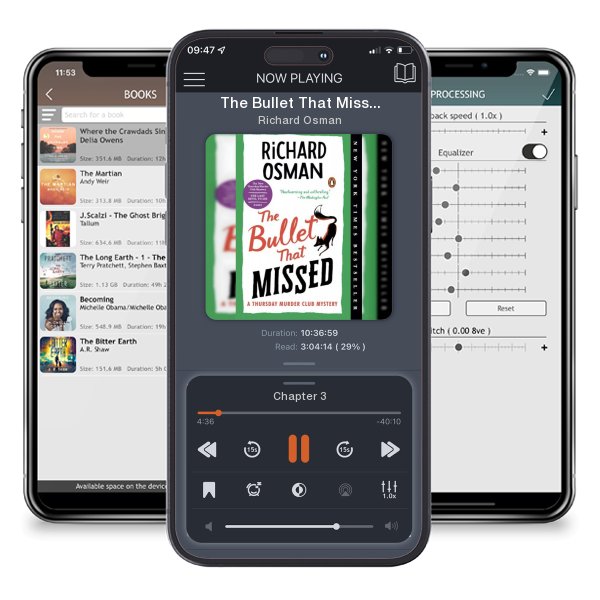 Download fo free audiobook The Bullet That Missed: A Thursday Murder Club Mystery by Richard Osman and listen anywhere on your iOS devices in the ListenBook app.