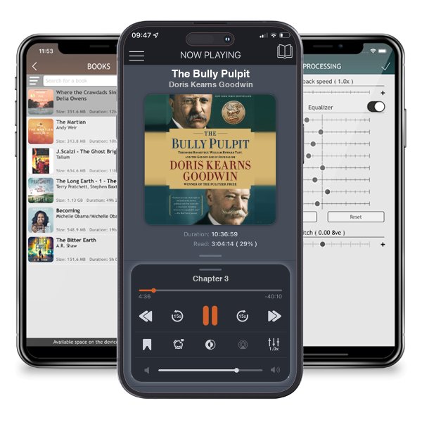 Download fo free audiobook The Bully Pulpit by Doris Kearns Goodwin and listen anywhere on your iOS devices in the ListenBook app.