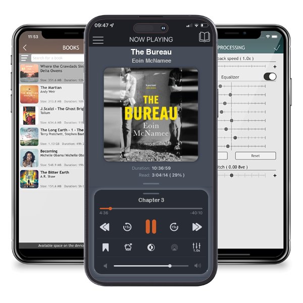 Download fo free audiobook The Bureau by Eoin McNamee and listen anywhere on your iOS devices in the ListenBook app.