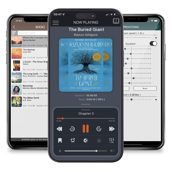 Download fo free audiobook The Buried Giant by Kazuo Ishiguro and listen anywhere on your iOS devices in the ListenBook app.
