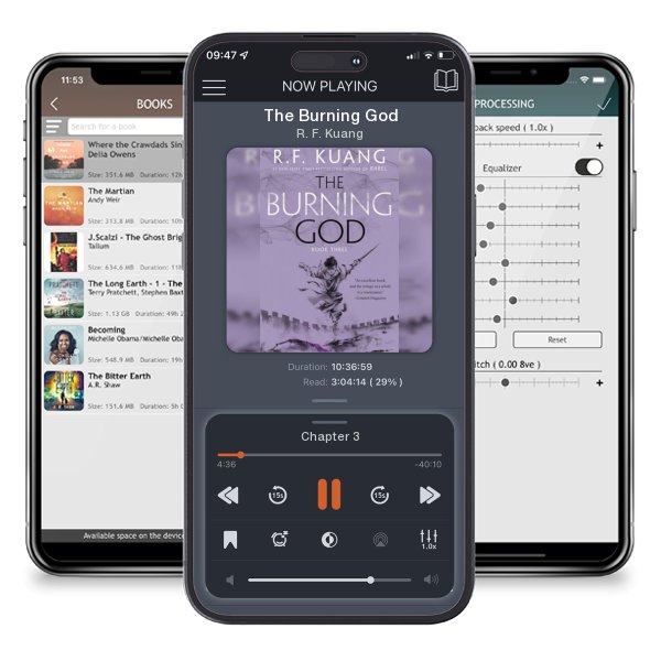 Download fo free audiobook The Burning God by R. F. Kuang and listen anywhere on your iOS devices in the ListenBook app.