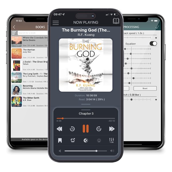 Download fo free audiobook The Burning God (The Poppy War, #3) by R.F. Kuang and listen anywhere on your iOS devices in the ListenBook app.
