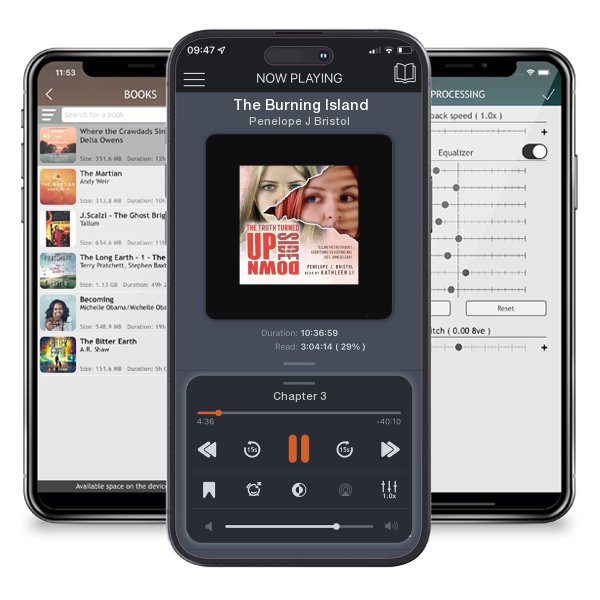 Download fo free audiobook The Burning Island by Penelope J Bristol and listen anywhere on your iOS devices in the ListenBook app.