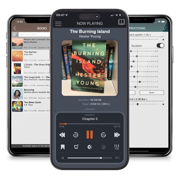 Download fo free audiobook The Burning Island by Hester Young and listen anywhere on your iOS devices in the ListenBook app.