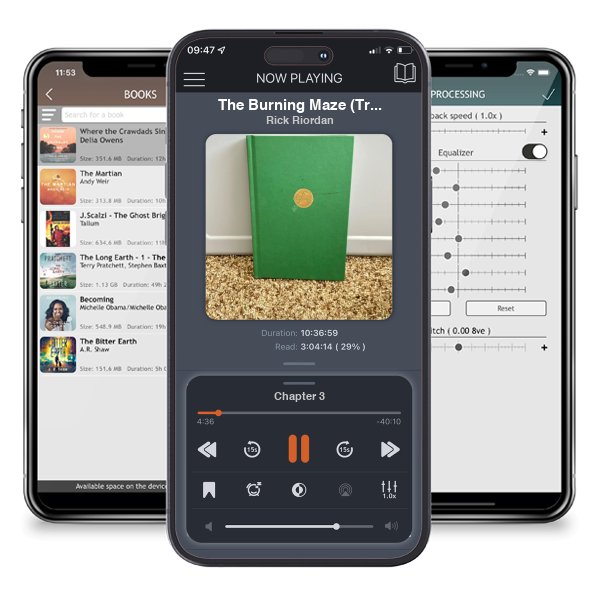 Download fo free audiobook The Burning Maze (Trials of Apollo, the Book Three) by Rick Riordan and listen anywhere on your iOS devices in the ListenBook app.