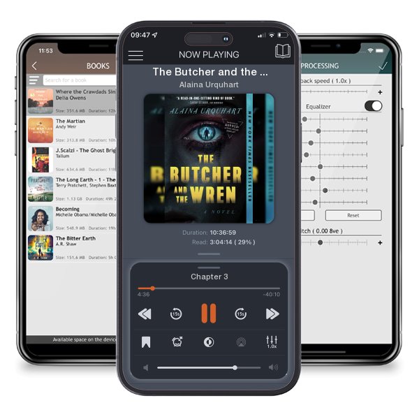 Download fo free audiobook The Butcher and the Wren by Alaina Urquhart and listen anywhere on your iOS devices in the ListenBook app.