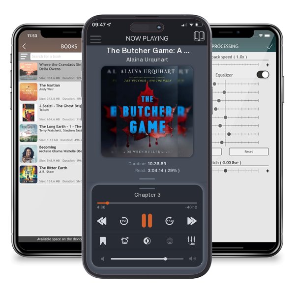 Download fo free audiobook The Butcher Game: A Dr. Wren Muller Novel by Alaina Urquhart and listen anywhere on your iOS devices in the ListenBook app.