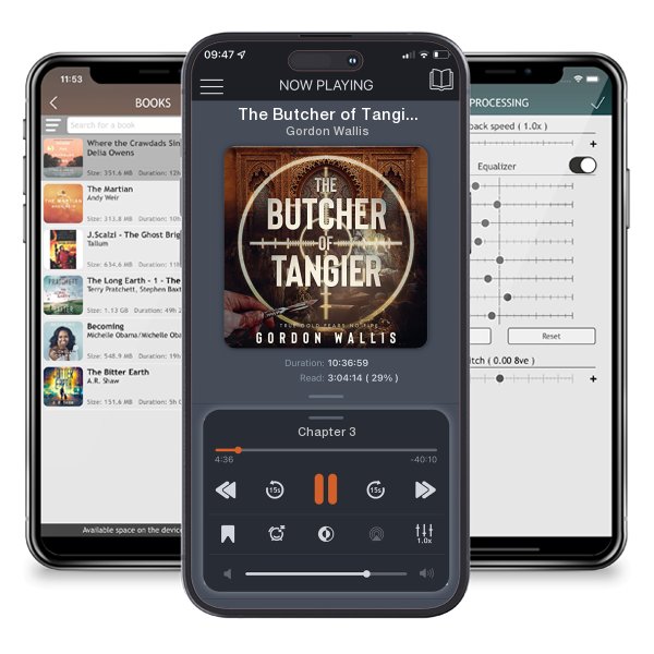 Download fo free audiobook The Butcher of Tangier by Gordon Wallis and listen anywhere on your iOS devices in the ListenBook app.