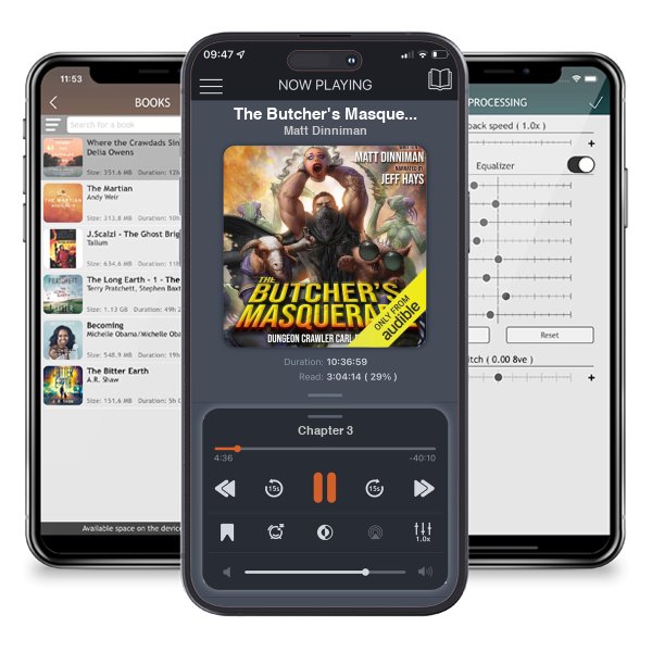Download fo free audiobook The Butcher\'s Masquerade: Dungeon Crawler Carl, Book 5 by Matt Dinniman and listen anywhere on your iOS devices in the ListenBook app.