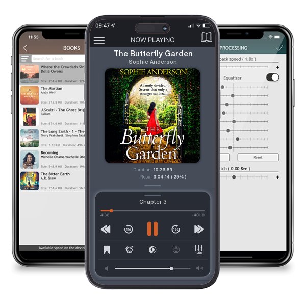 Download fo free audiobook The Butterfly Garden by Sophie Anderson and listen anywhere on your iOS devices in the ListenBook app.