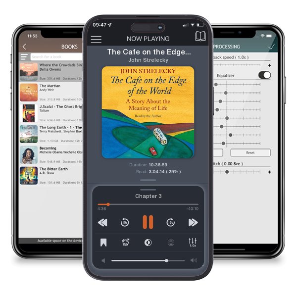 Download fo free audiobook The Cafe on the Edge of the World by John Strelecky and listen anywhere on your iOS devices in the ListenBook app.